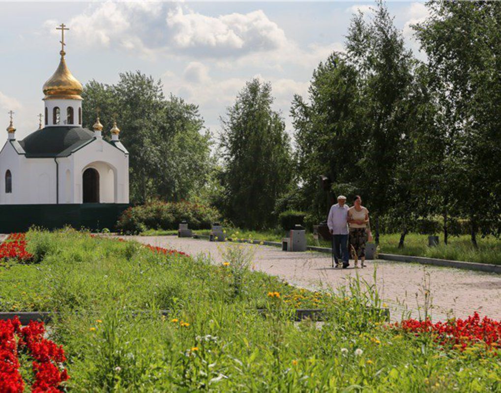 Парк на часовне Красноярск