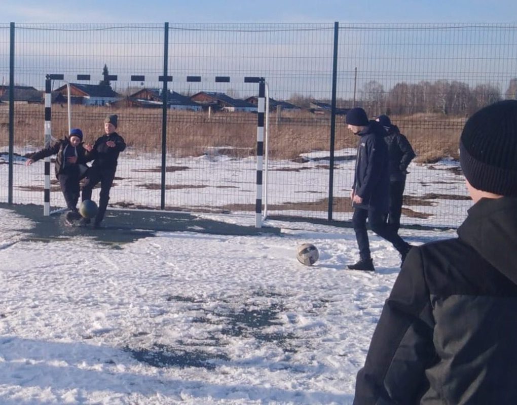 В Александровке Нижнеингашского района появился первый спортивный объект